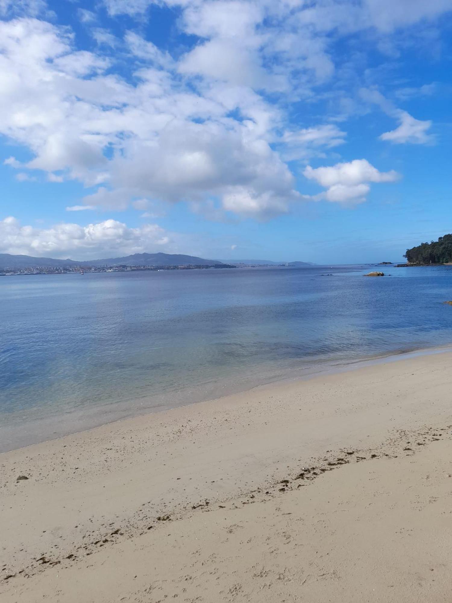 Mirador Do Mar, Encima De La Playa Daire Moaña Dış mekan fotoğraf