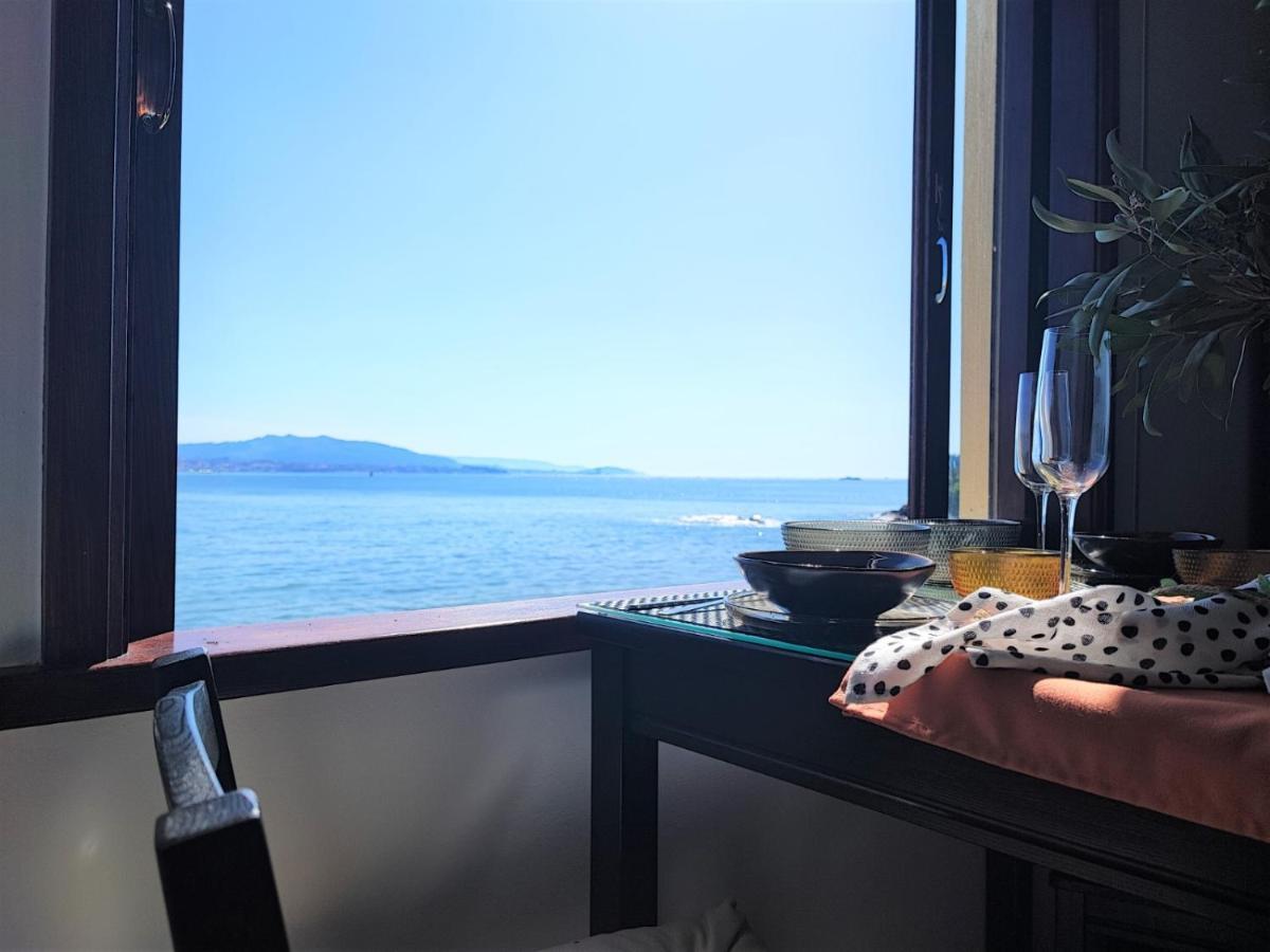 Mirador Do Mar, Encima De La Playa Daire Moaña Dış mekan fotoğraf