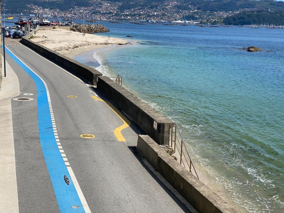 Mirador Do Mar, Encima De La Playa Daire Moaña Dış mekan fotoğraf