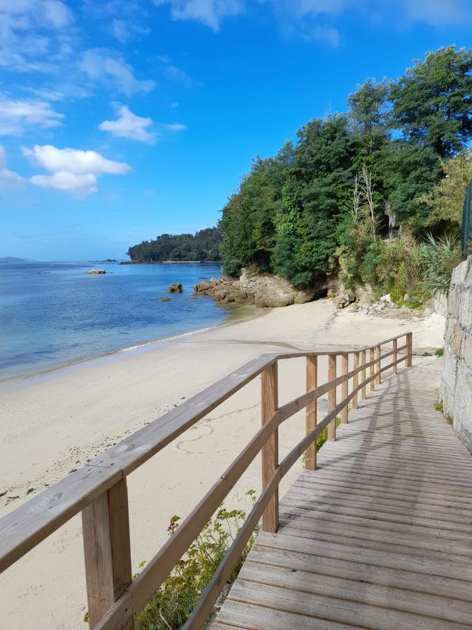Mirador Do Mar, Encima De La Playa Daire Moaña Dış mekan fotoğraf